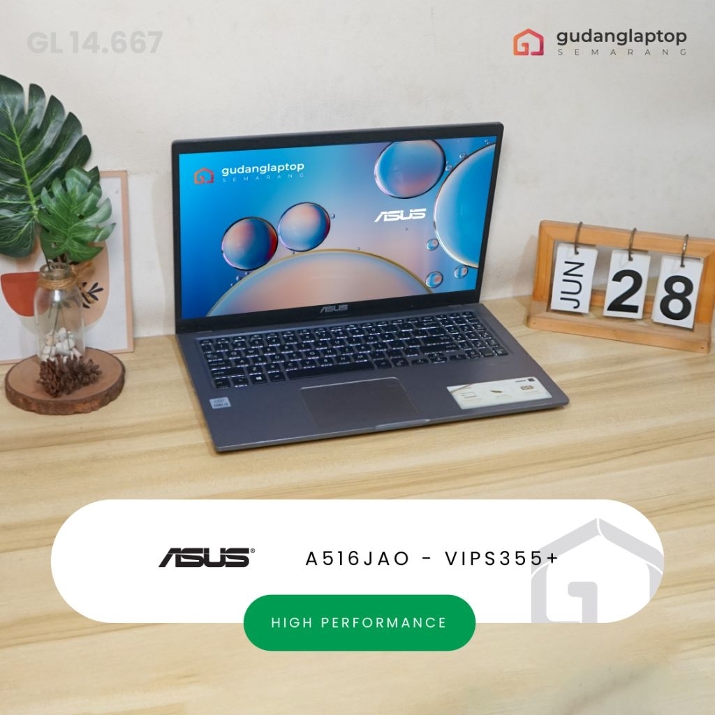 ASUS A516JAO - VIPS355 intel i3 4/512GB SSD gl14667