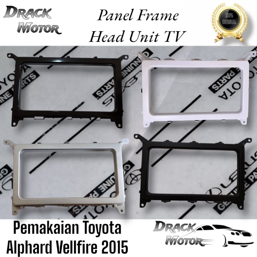 FRAME HEAD UNIT ALPHARD-VELLFIRE 2015 // Frame Head Unit TV Double Din Alphard/Vellfire 2015 // FRAM