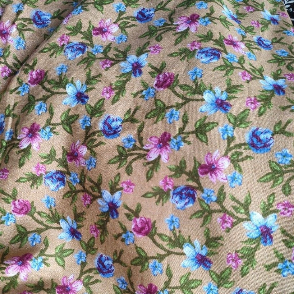 Kain Batik katun kain rayon motif bunga kecil motif bunga besar motif abstrak polosan