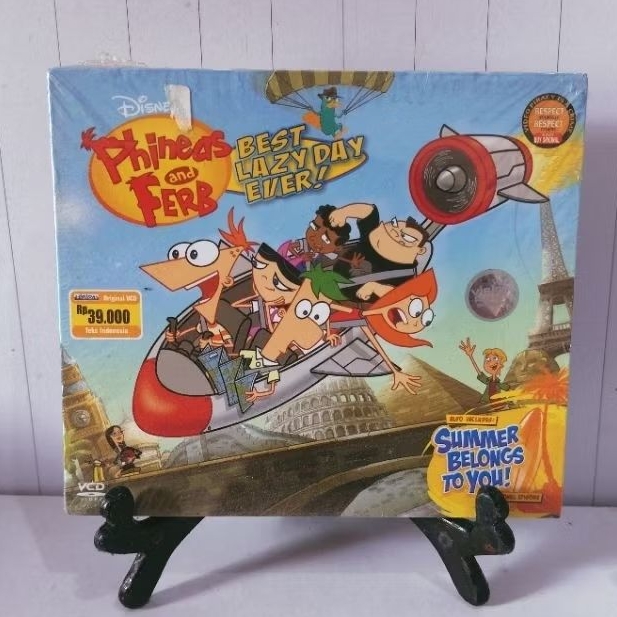 VCD PHINEAS AND FERB , Best Lazy Day Ever (Original)