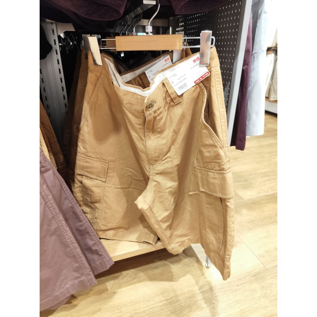Celana Pendek Cargo Pria Uniqlo X JW Anderson (Unisex)