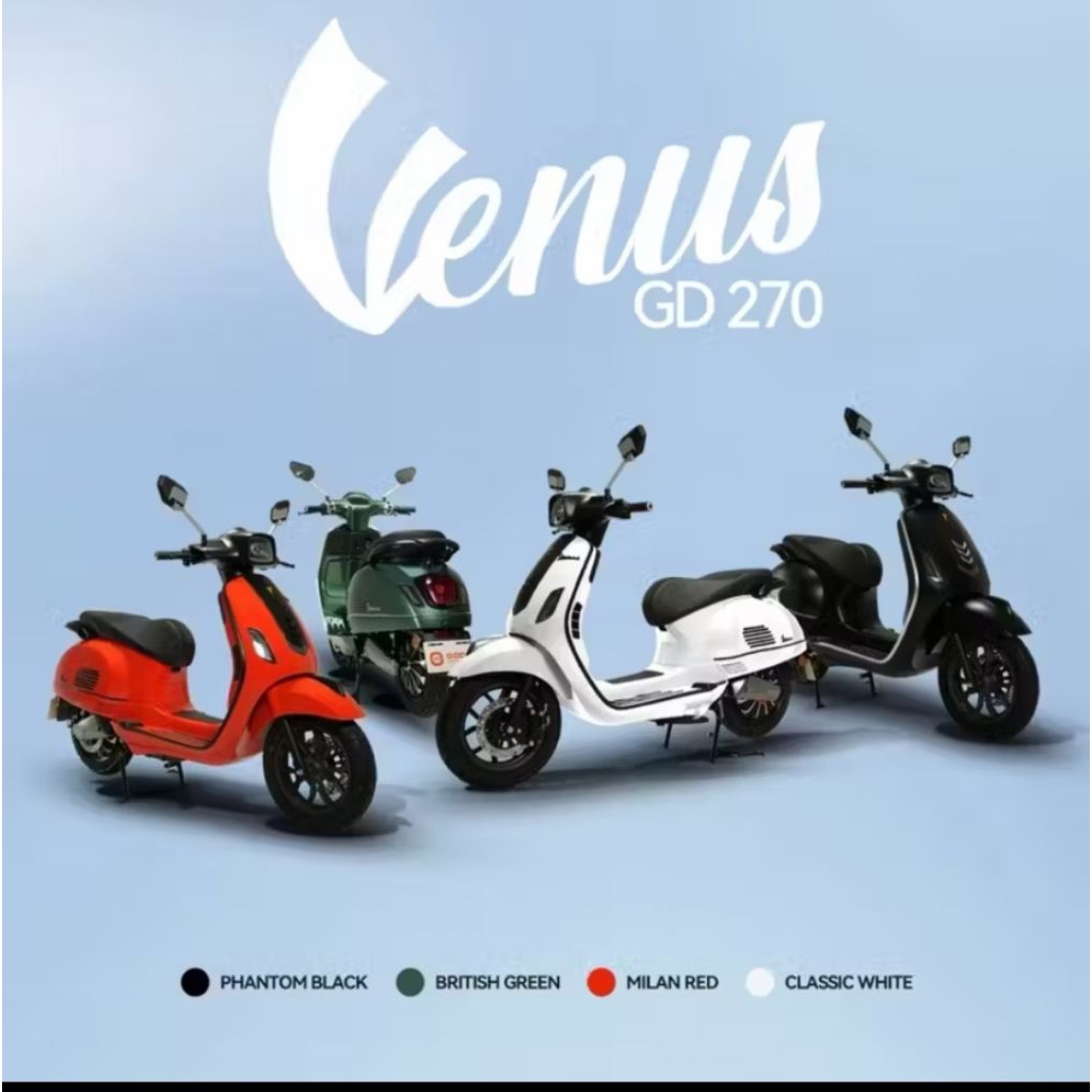 Sepeda Motor LISTRIK GODA VENUS GD 270 Dinamo 3000 Watt 72V20AH