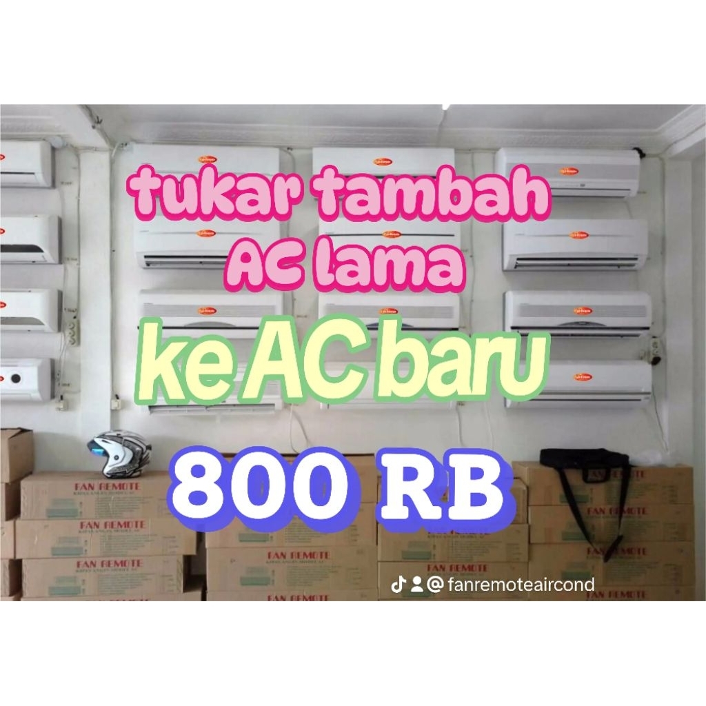 TUKAR TAMBAH AC BARU GREE 1PK GWC 09 NI