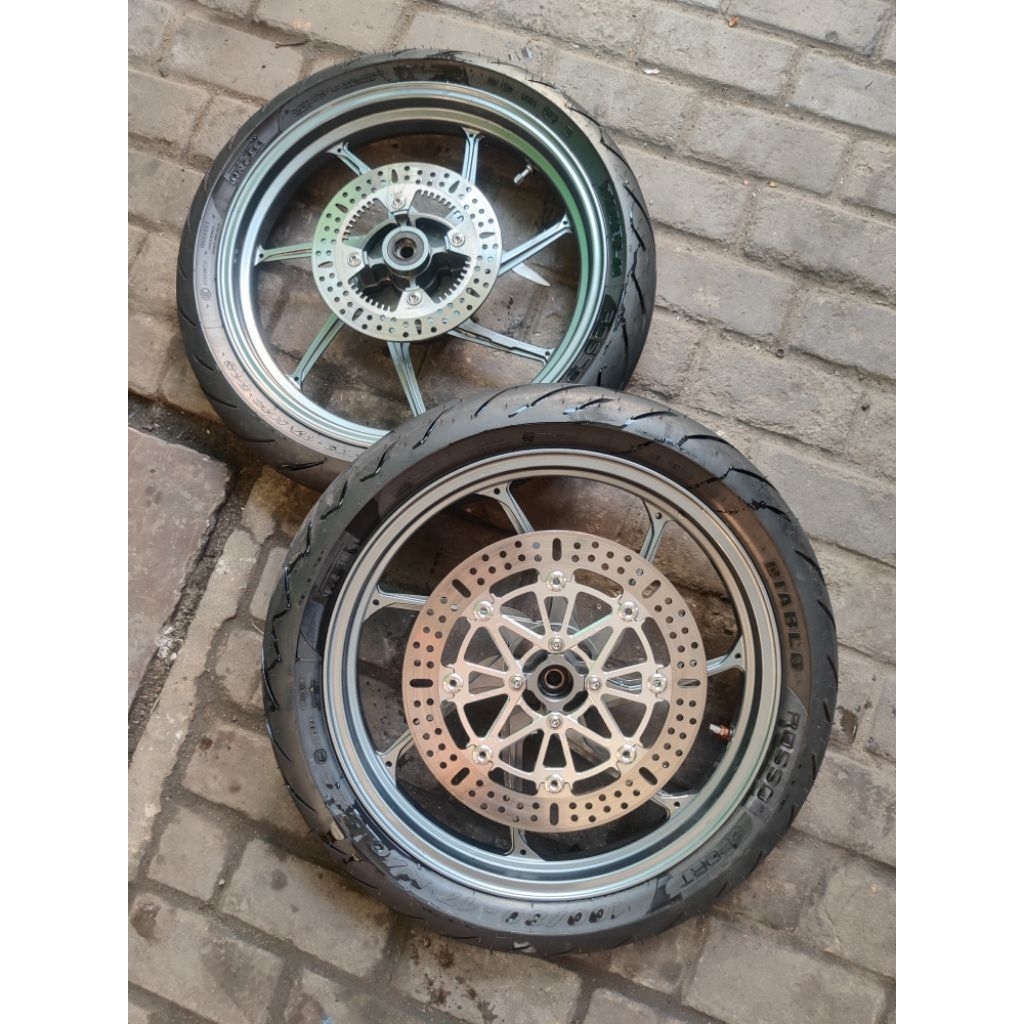 velg ktc ninja r/ss/rr fullset tinggal pasang