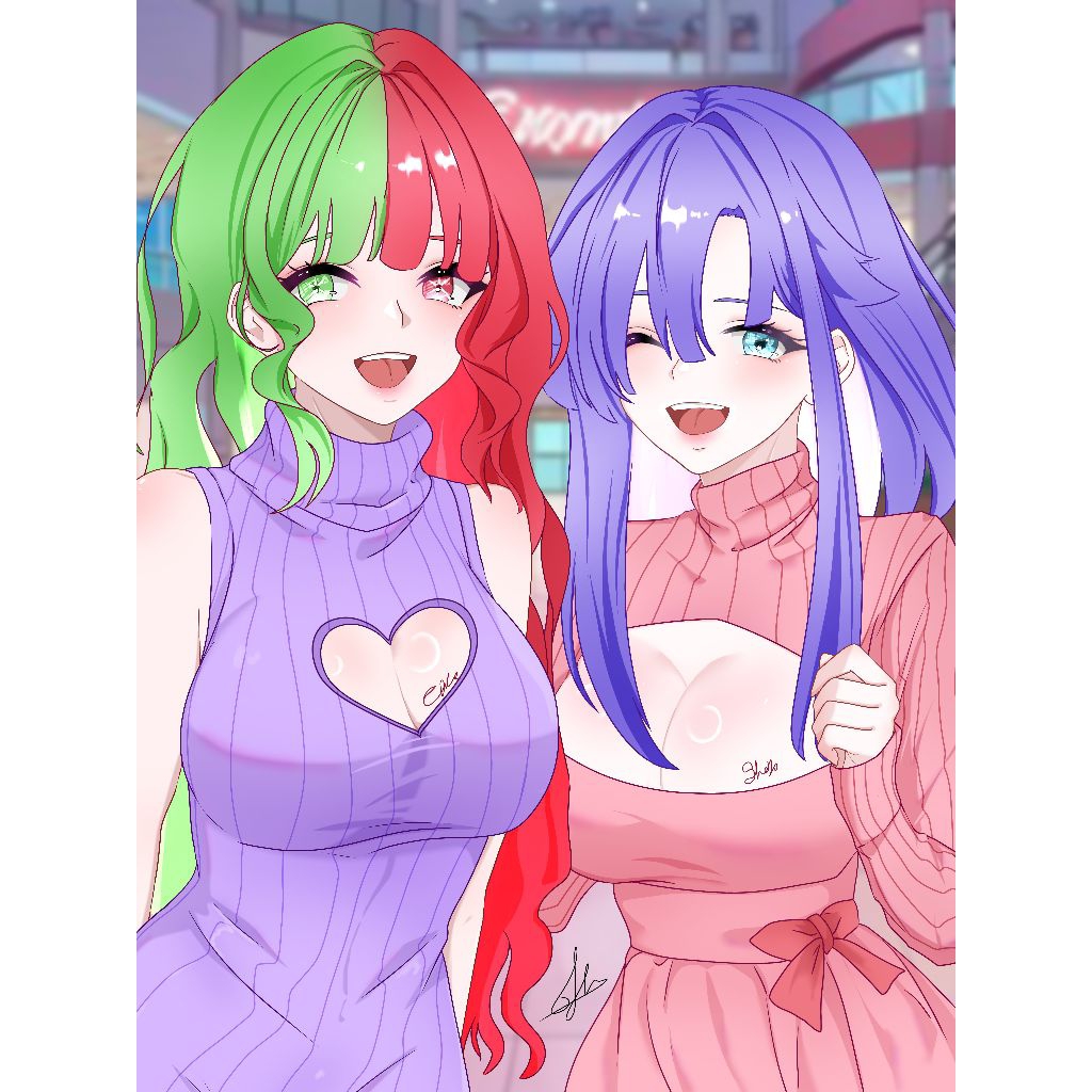 COMMISSION ART OPEN SEMIREALISM ANIME