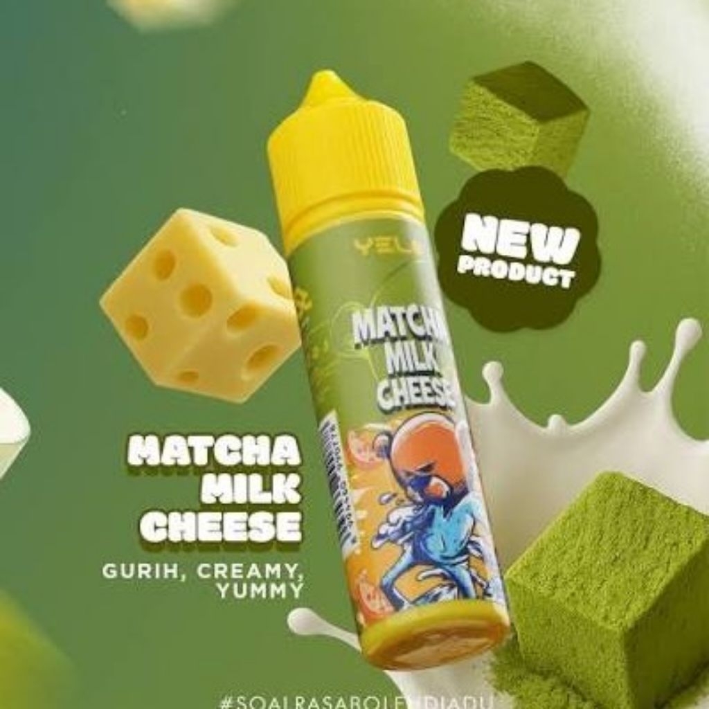 Yelo Freebase Matcha Milk cheese 60ml