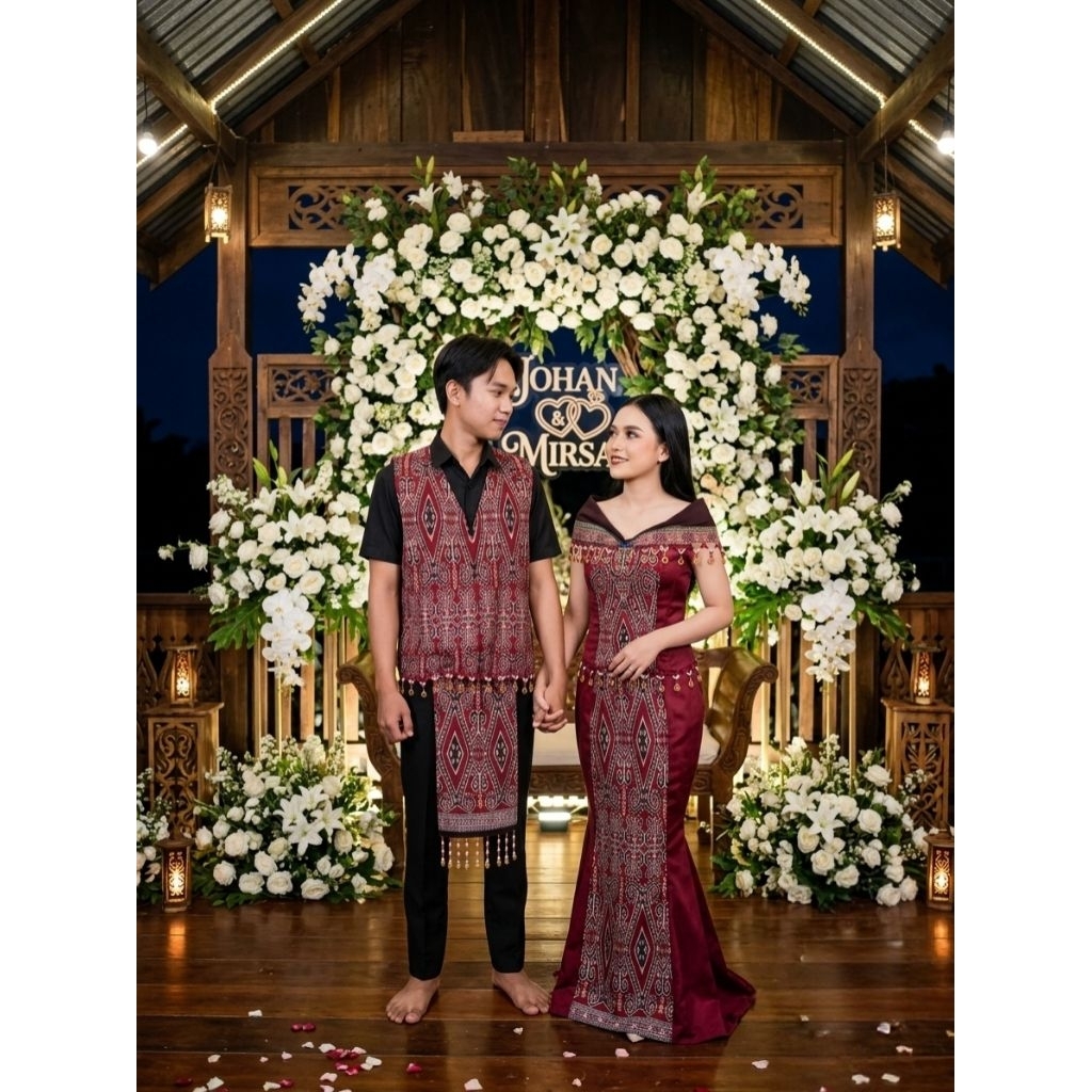 Pakaian dayak couple