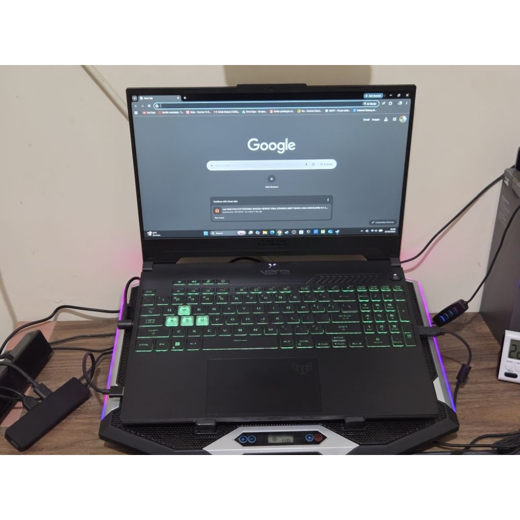 Laptop Gaming ASUS TUF F15 RAM 24Gb/1.5Tb RTX 3050 4Gb GDDR6