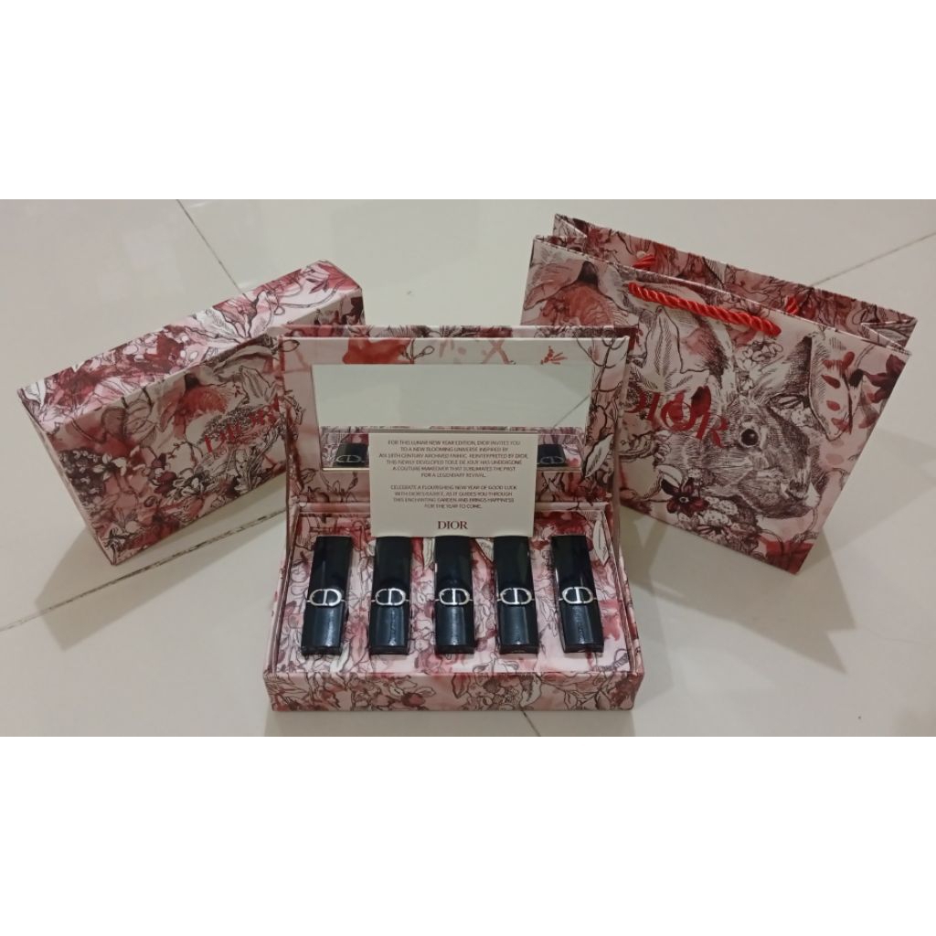 DIOR ROUGE LIPSTICK SET 1.5g X 5 PCS SPECIAL EDITION