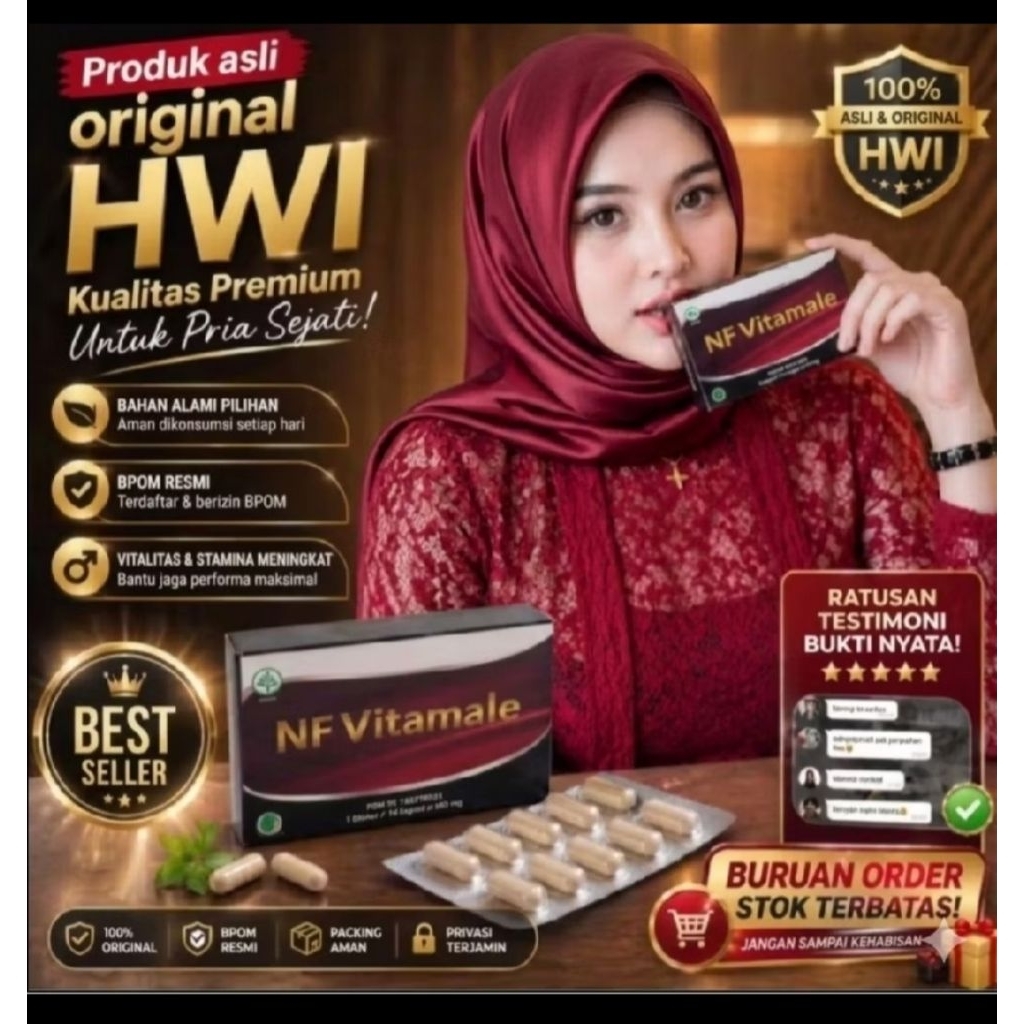 NF Kotak 10 kapsul herbal pria- peningkat vit. tali tas & stamina