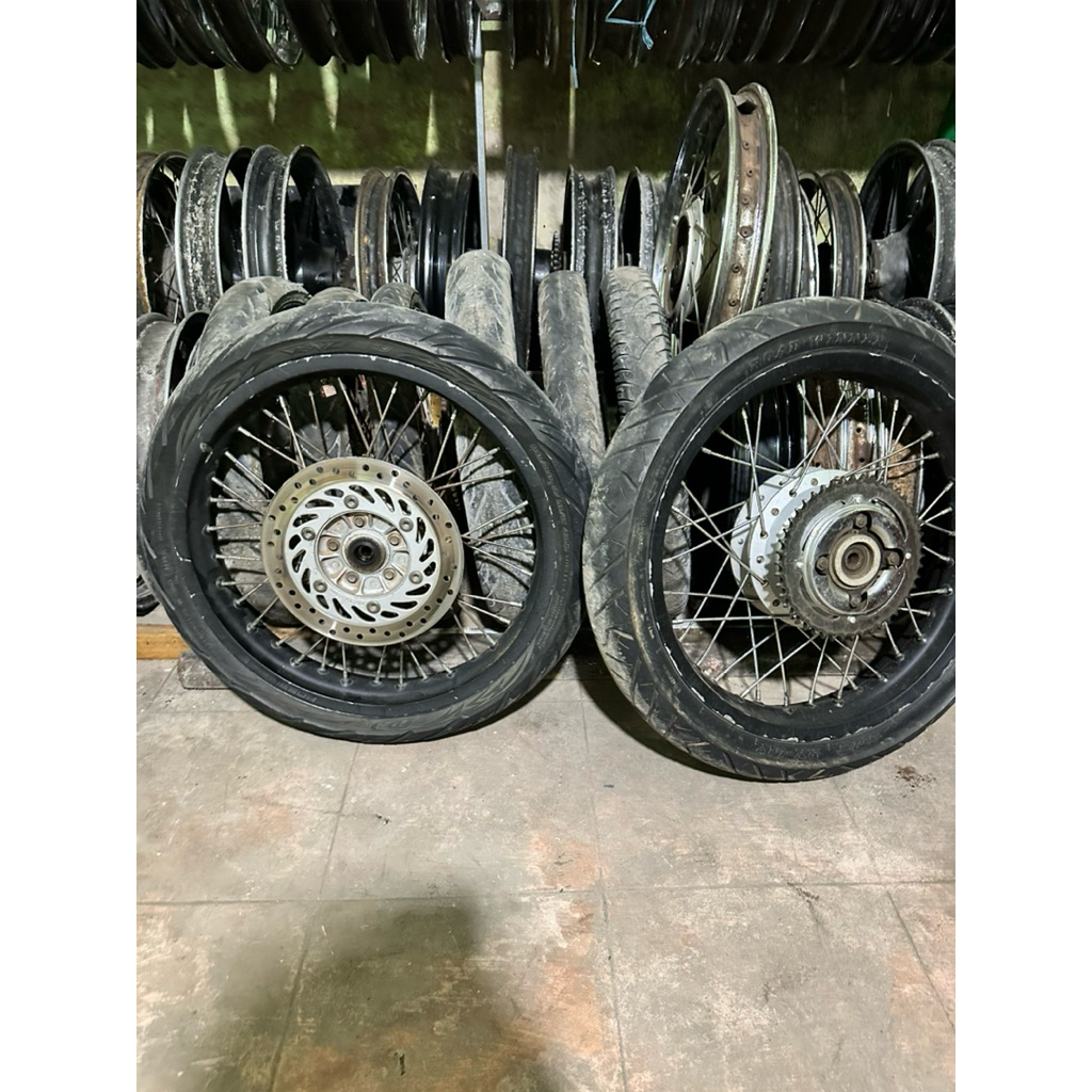 velg set ring17 bekas megapro primus