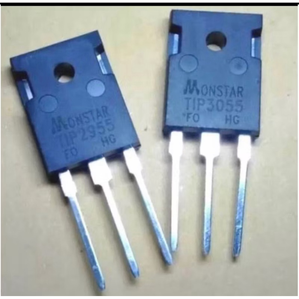 TRANSISTOR MOSPEC TIP 3055 2955 (Set)