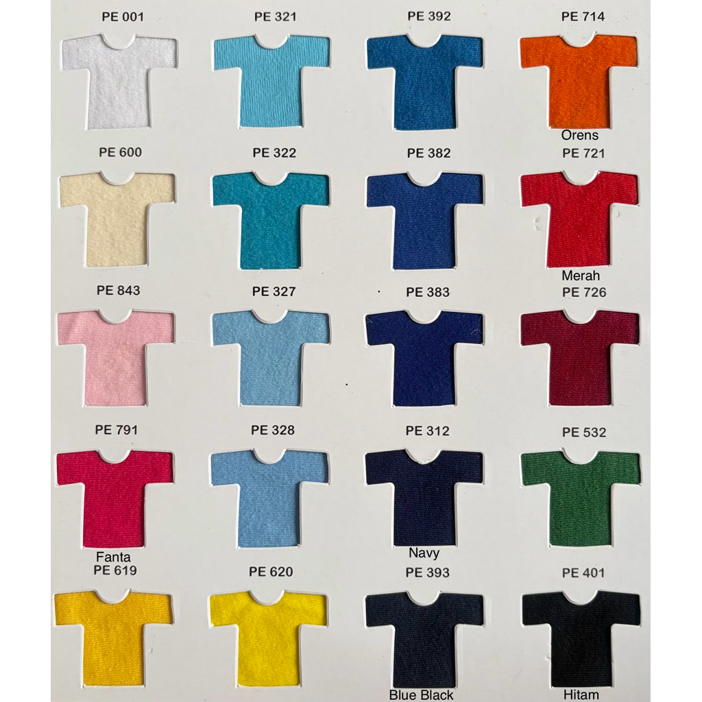 PER KILOGRAM Kain Kaos PE 40 DK / Bahan Kaos PE 40 Premium
