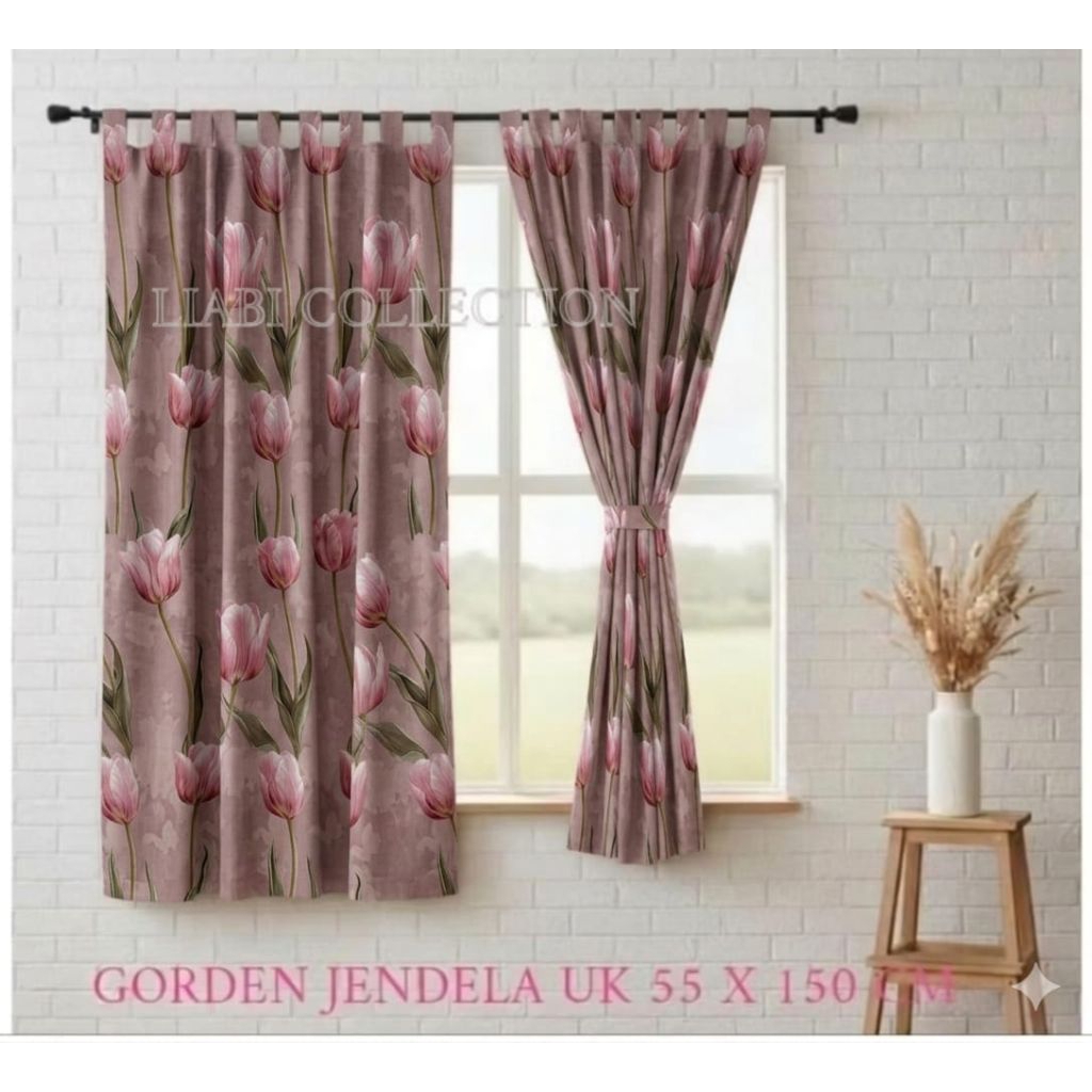 TIRAI GORDEN JENDELA KAMAR TIDUR | KORDEN HORDENG CENDELA MOTIF KARAKTER DAN POLOS
