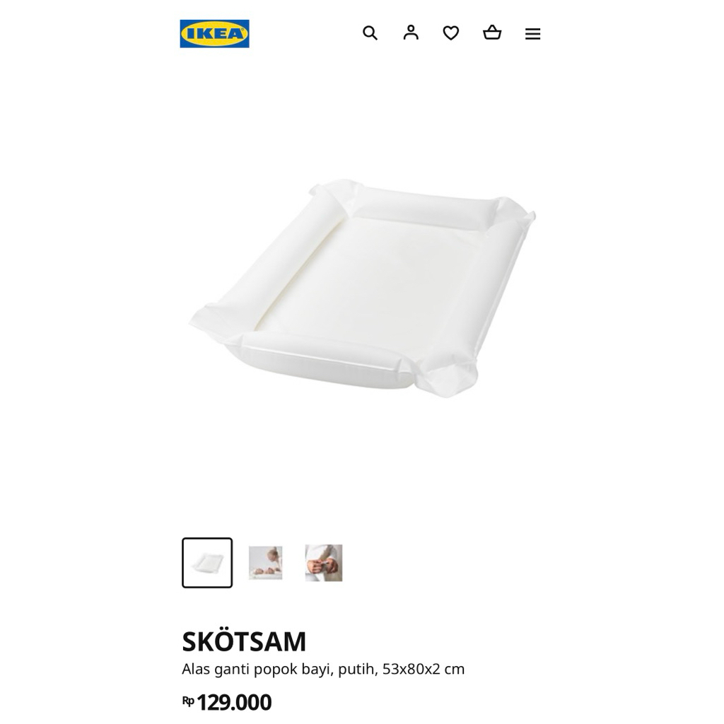 PRELOVED - IKEA SKOTSAM Babycare Mat Alas Ganti Popok Bayi Original