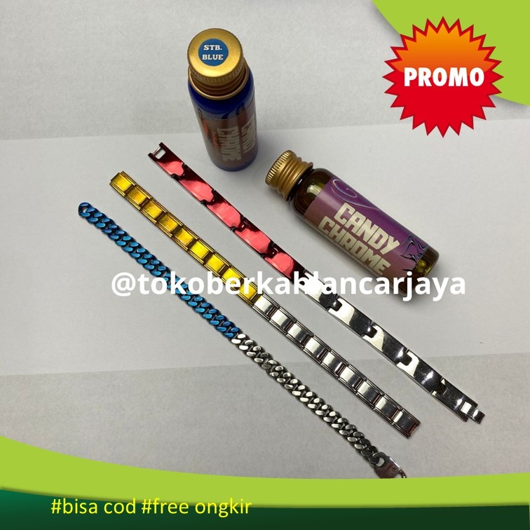 (OLES) 20 ML CANDY CHROME Cat Oles Candy Chrome//Cat Velg Instan tinggal oles