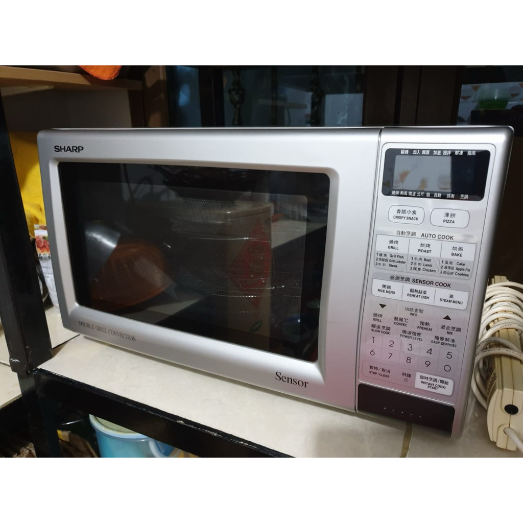 Preloved Microwave Oven Sharp Double Grill