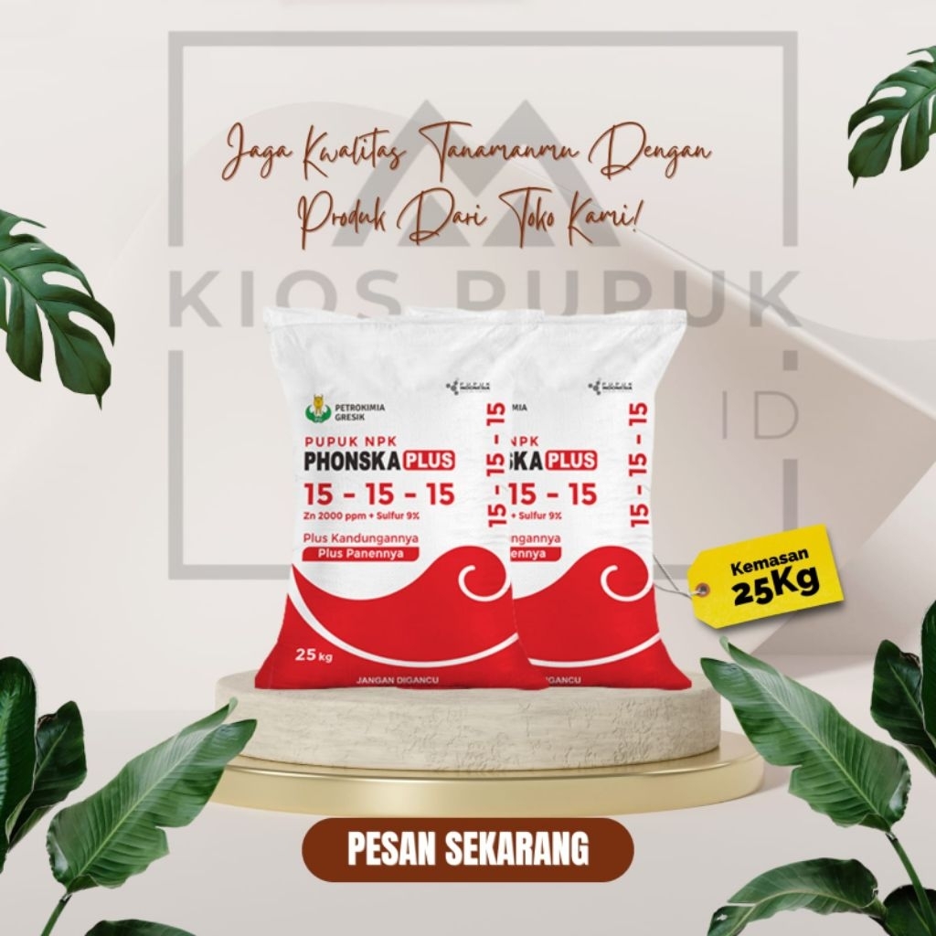 Pupuk NPK Phonska plus petro 25Kg  Original Pupuk tanaman/kimia/anorganik