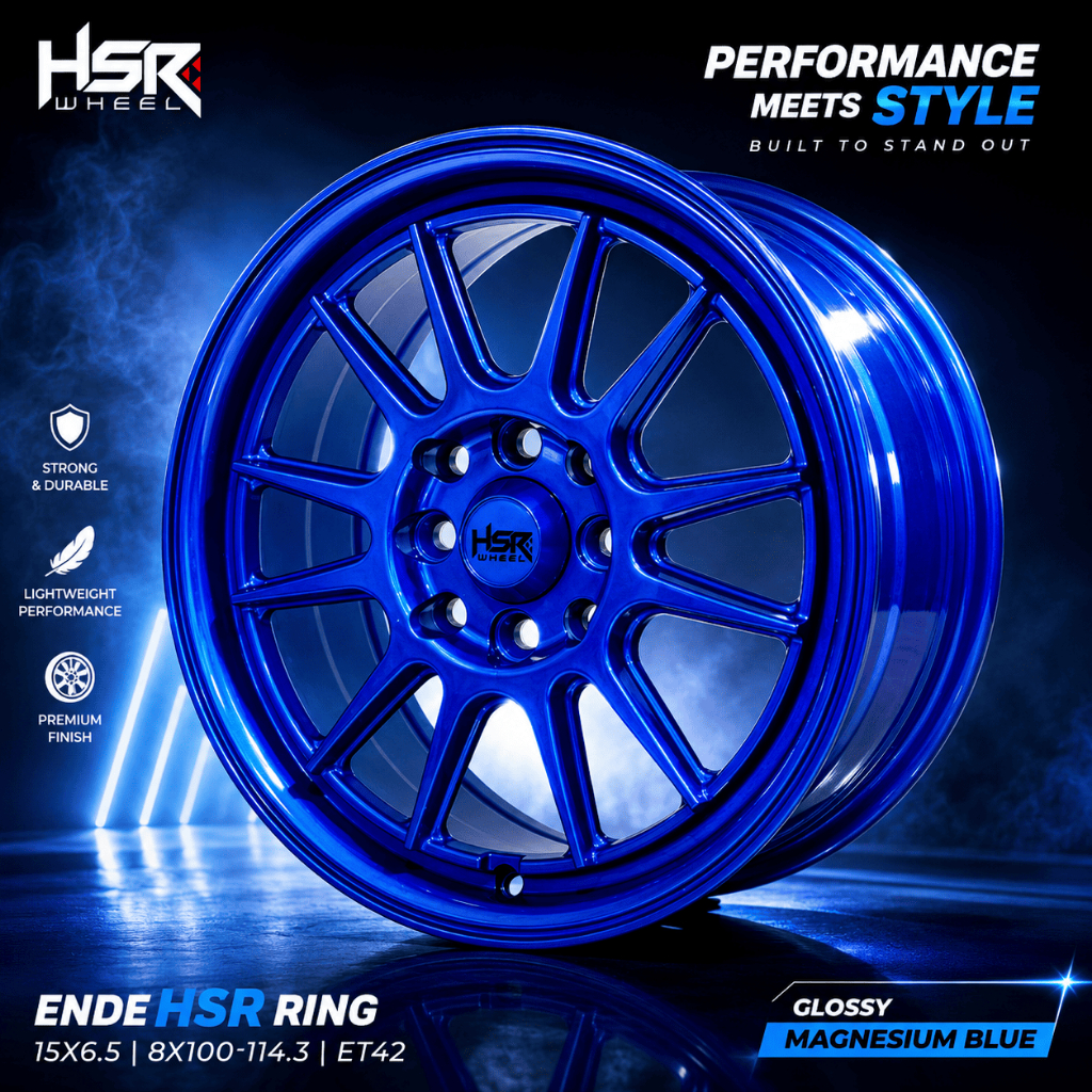 velg mobil avanza xenia livina brio jazz yaris freed hsr ende R15 Ring 15 pcd 4x100/114.3 velg warna
