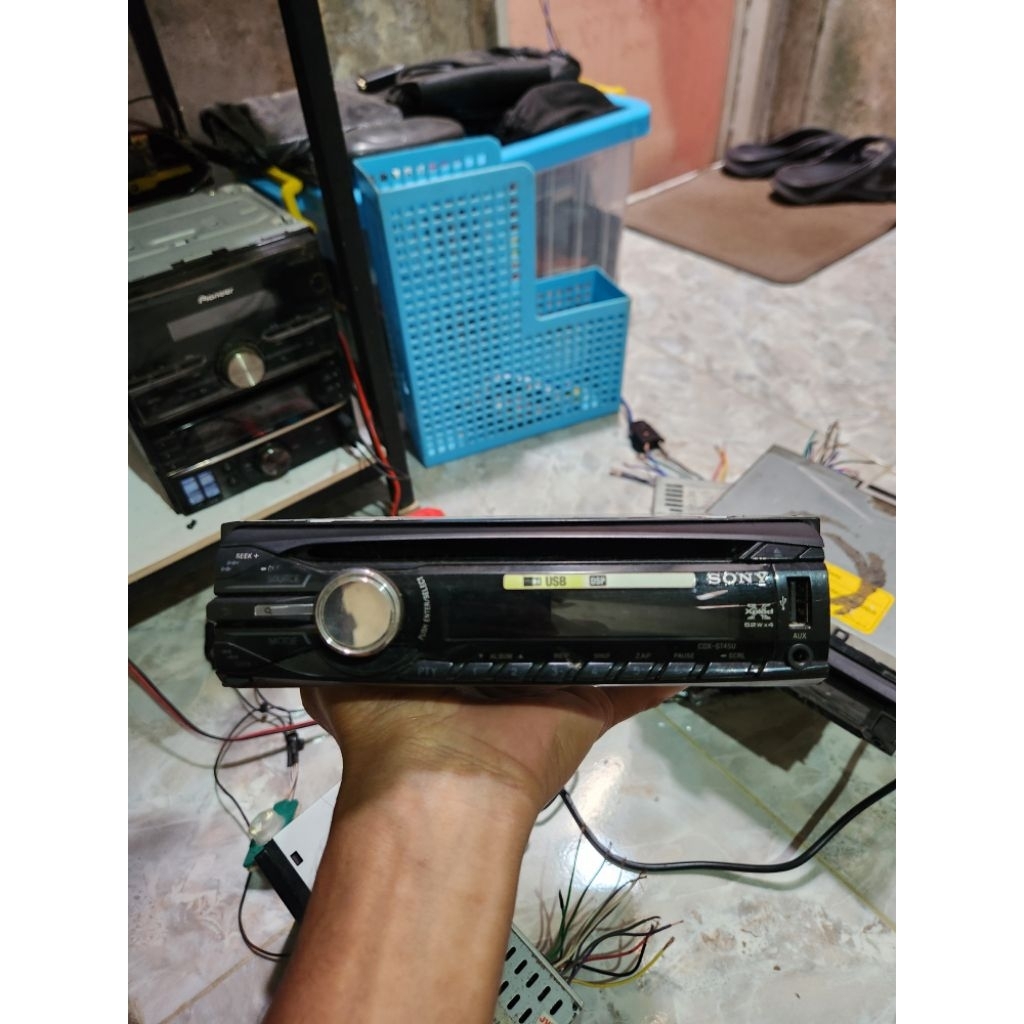 head unit, tape mobil single din SONY CDX-GT45U