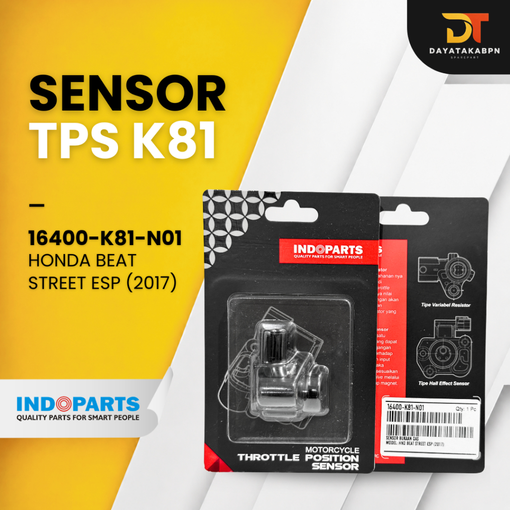 Sensor TPS Indoparts 16400-K81-N01 Honda Beat Street eSP (2017)