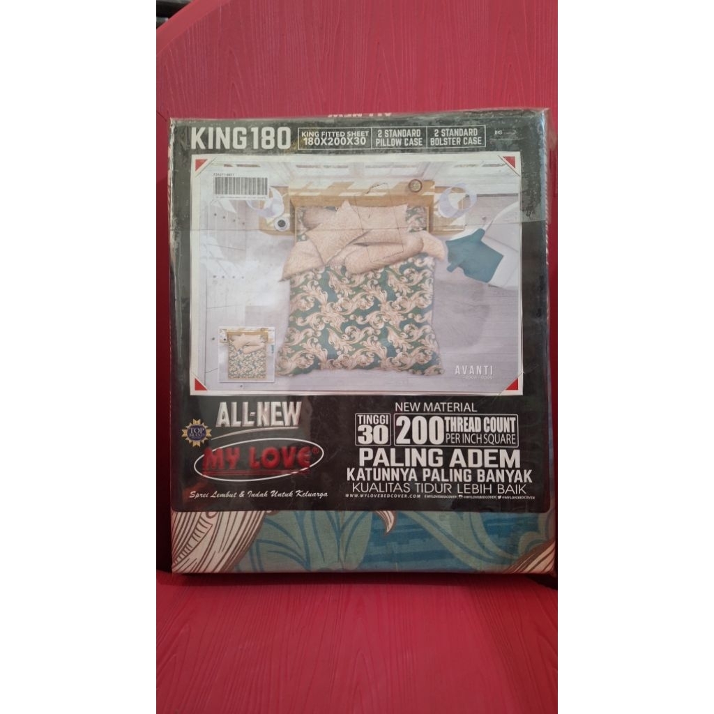 Sprei My Love All New ukuran 180x200 Original