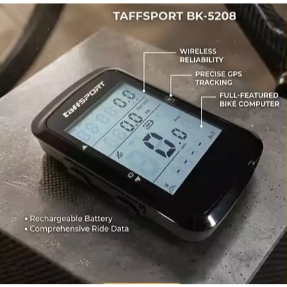 Speedometer Sepeda Wireless Bicycle GPS Bike Rechargeable - TaffSPORT BK-5208