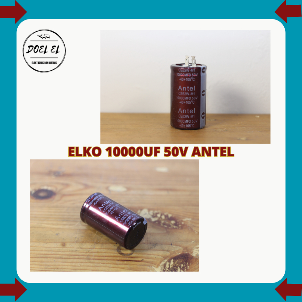 KAPASITOR ELKO 10000UF 50V | ELKO 10000 UF 50 ANTEL