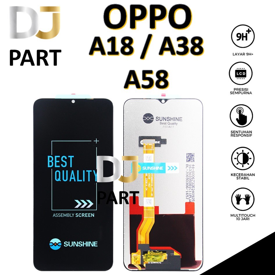 LCD TOUCHSCREEN OPPO A18 / A38 / A58 LCD ORIGINAL 100% FULLSET