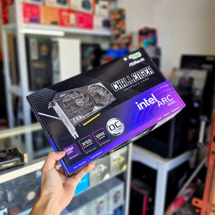 VGA ASROCK CHALLENGER INTEL ARC B580 12GB GARANSI EMD 08 2027 BUKAN RTX 3060 12GB RTX 4060 RX6700 RX