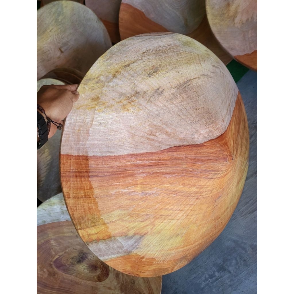 Alat Dulang emas (LINGGANGAN) Uk.64/65cm, Dari Kayu jingah/rengas Asli Kalimantan