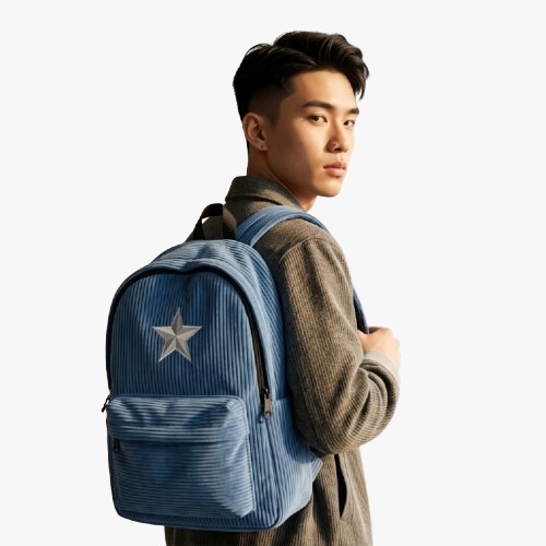 TAS BACKPACK CORDUROY CNVRS BINTANG TRADE PAYTON SERIES REWORKED RANSEL