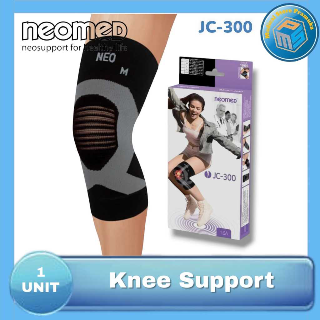 Neomed Deker Pelindung Lutut Neomed JC-300 Neo Knee Compression Sleeve  Deker Lutut Neomed