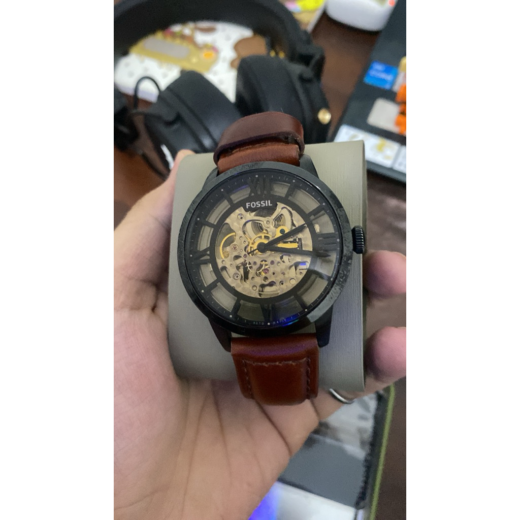 Fossil Townsman Automatic Skeleton ME3098 Full Set