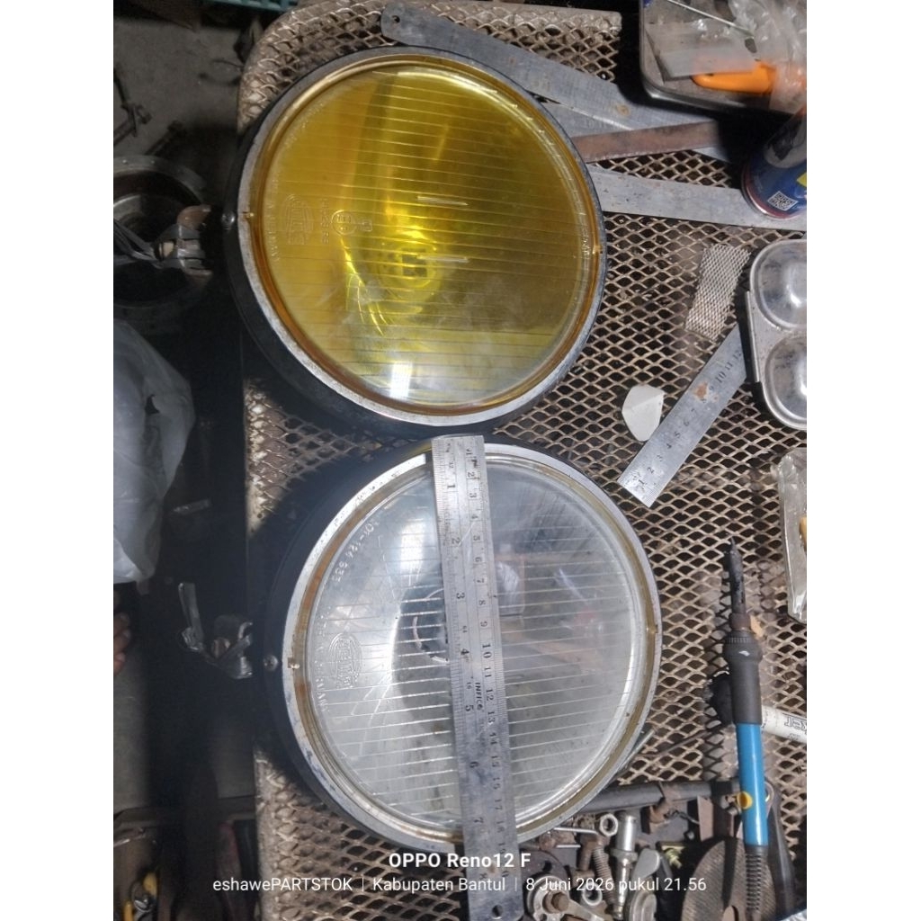 lampu halogen kabut ukuran besar HELLA GERMANY