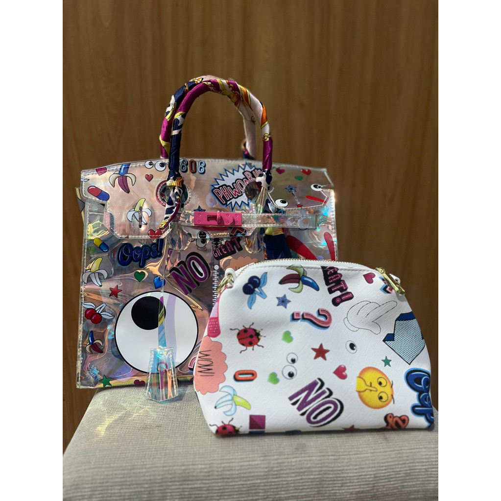 preloved hand bag eye theme