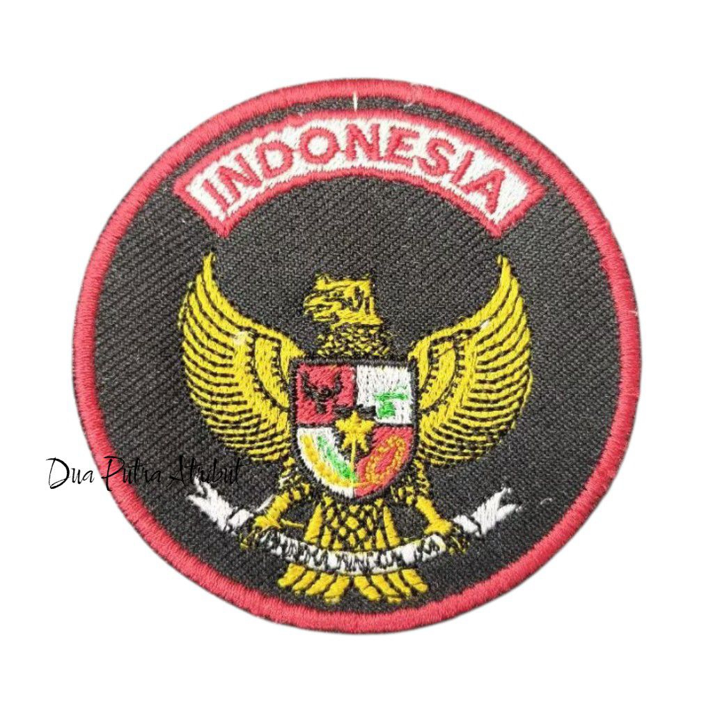 LOGO BORDIR GARUDA INDONESIA LIS MERAH / LOGO. GARUDA INDONESIA MURAH