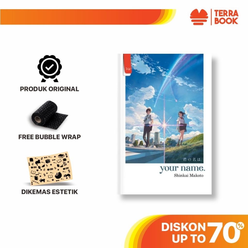 Novel Your Name  Shinkai Makoto Penerbit Haru  Buku Remaja