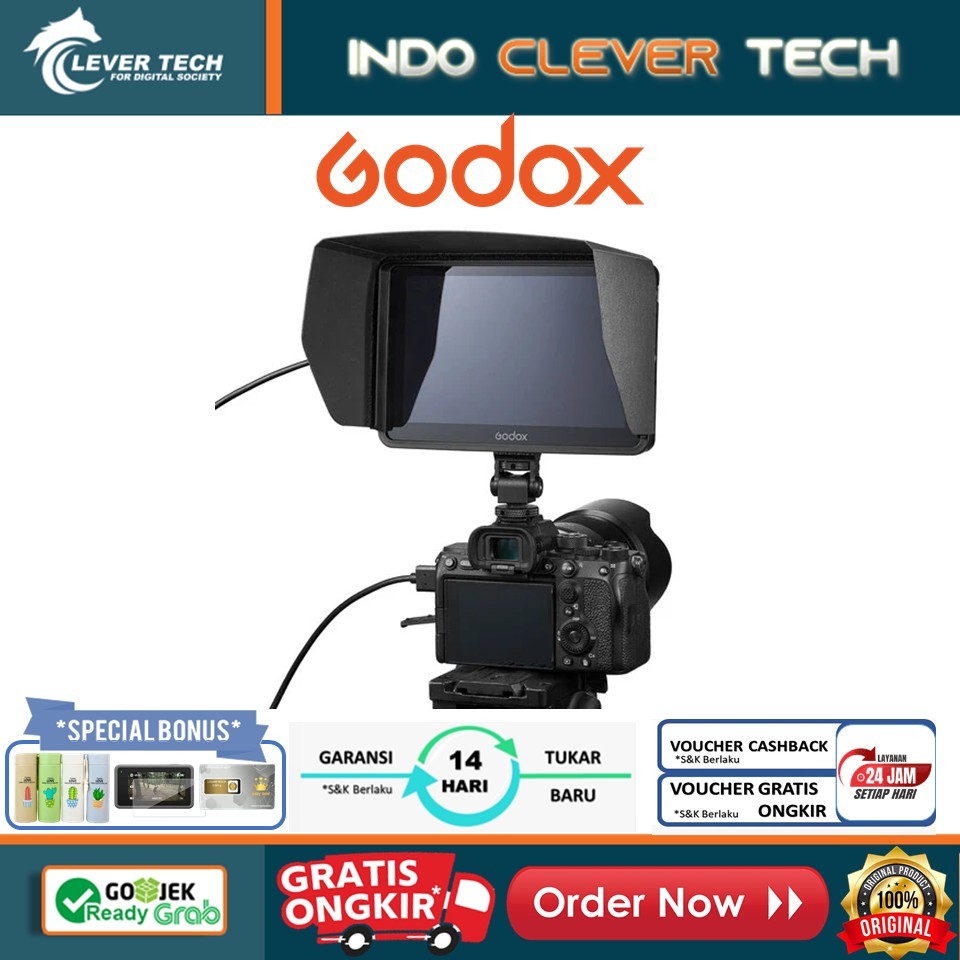 Godox Monitor GM7S 4K HDMI Touchscreen ON-Camera Monitor