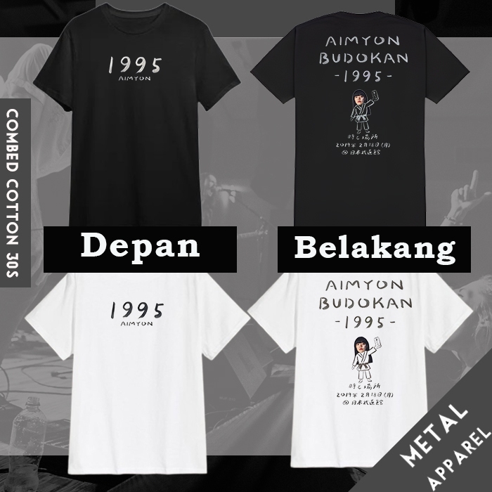 Kaos Aimyon 1995 Budokan - T-shirt Aimyon Aim Budoukan 1995 - Baju Penyanyi Jepang Aimyon Anime Game