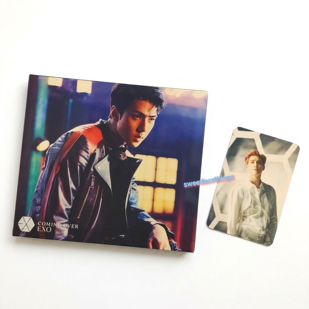 ALBUM EXO COMING OVER JAPAN COVER SEHUN PHOTOCARD SUHO PC