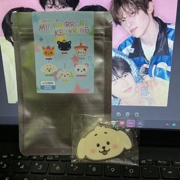 NCT WISH MINI MIRRORS KEYRING JAEHEE VER