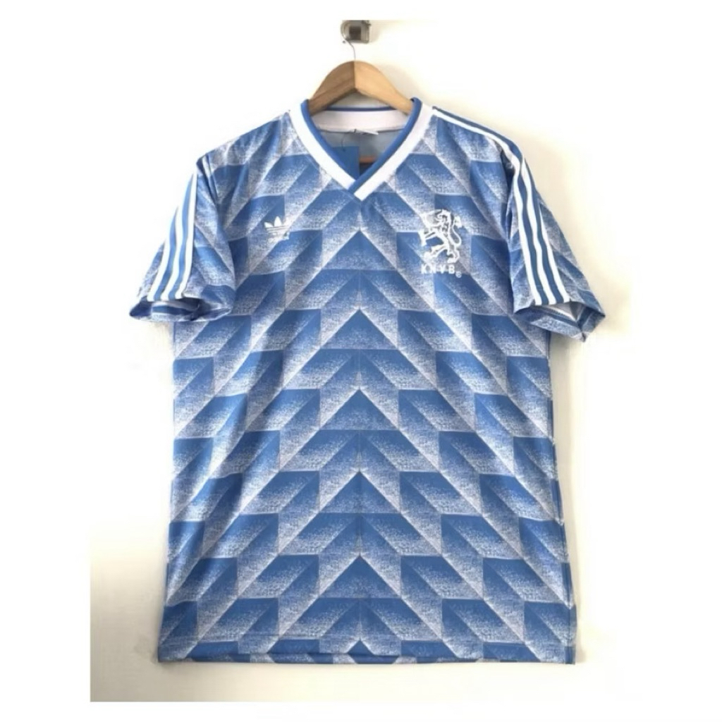 Jersey Retro Holland Belanda Away 1988 Size Lengkap S-5XL