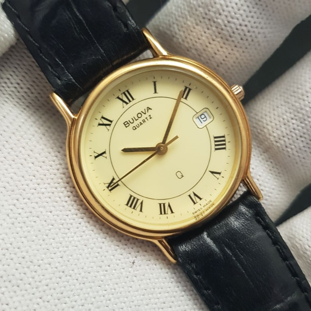 Jam Tangan Bulova Ambassador Quartz Vintage Watch