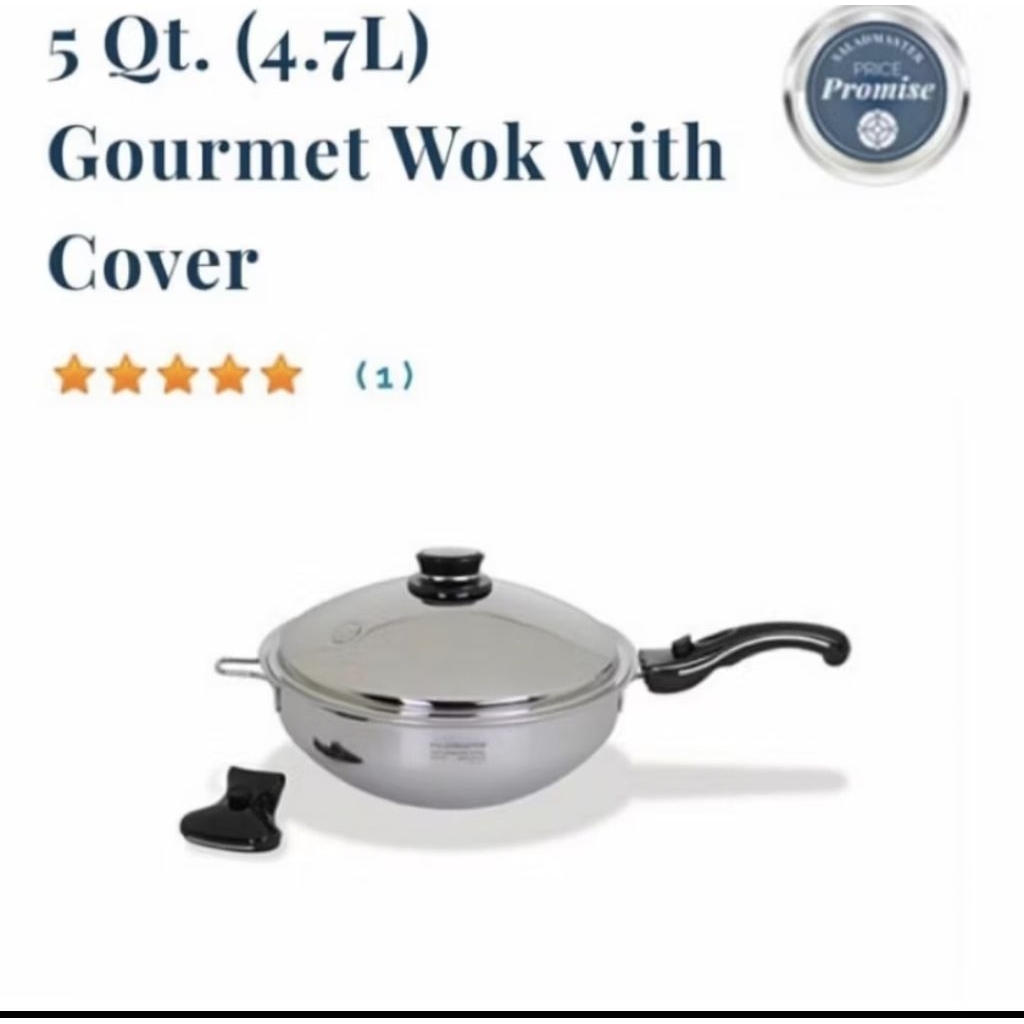 Saladmaster wok.5qt