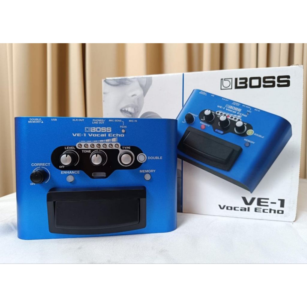 BOSS VE-1 VOCAL ECHO PEDAL EFEK VOCAL ORIGINAL BOSS