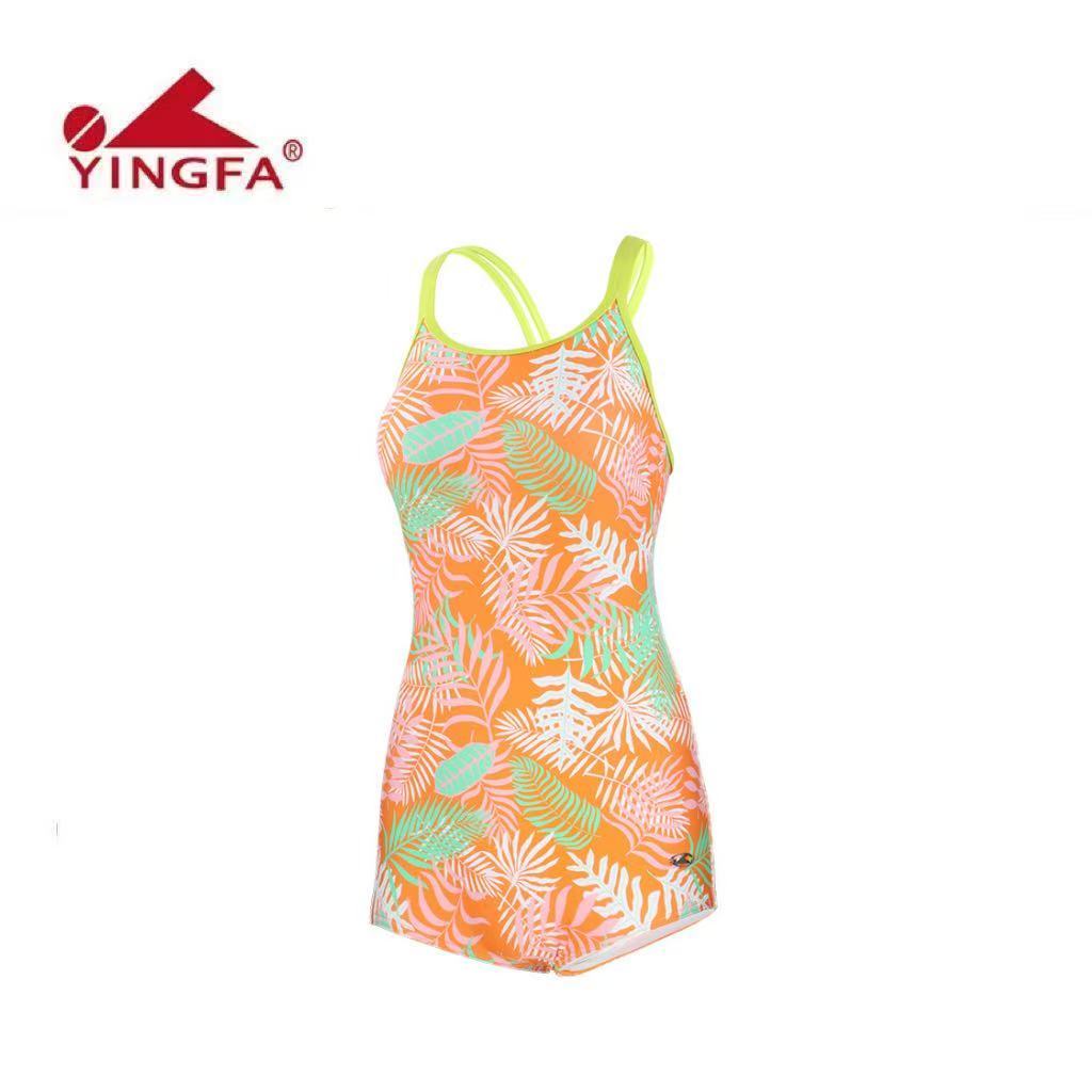 Yingfa swimsuit women's one-piece flat angle fashionable swimsuit new style slightly overweight slim