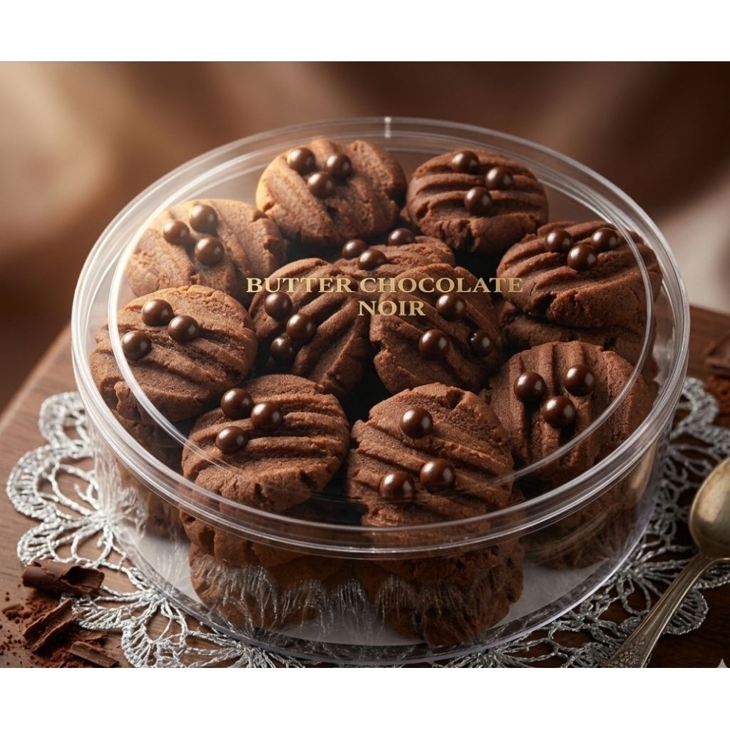 Kue lebaran kukis coklat