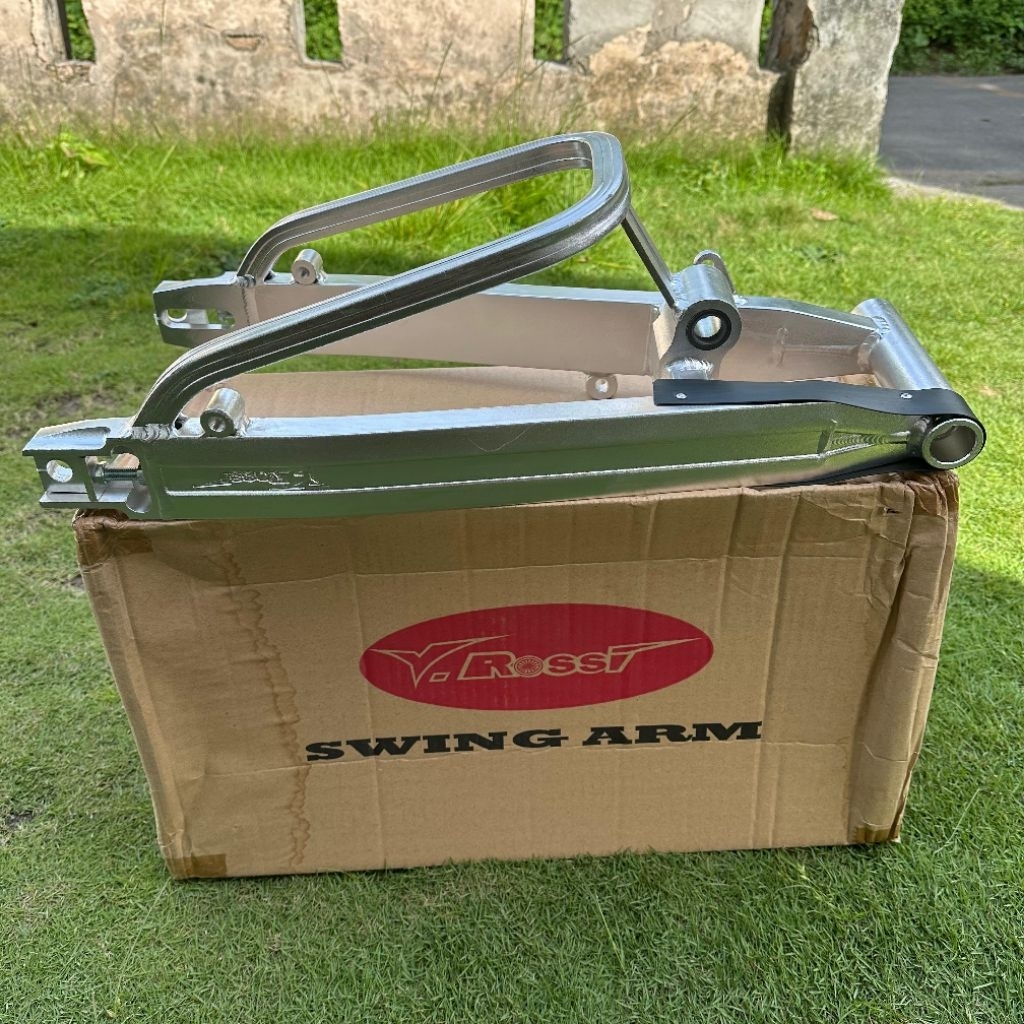 SWING ARM NINJA R SS KR150 RR KRR ARM LENGAN AYUN ALUMUNIUM V ROSSI ORIGINAL
