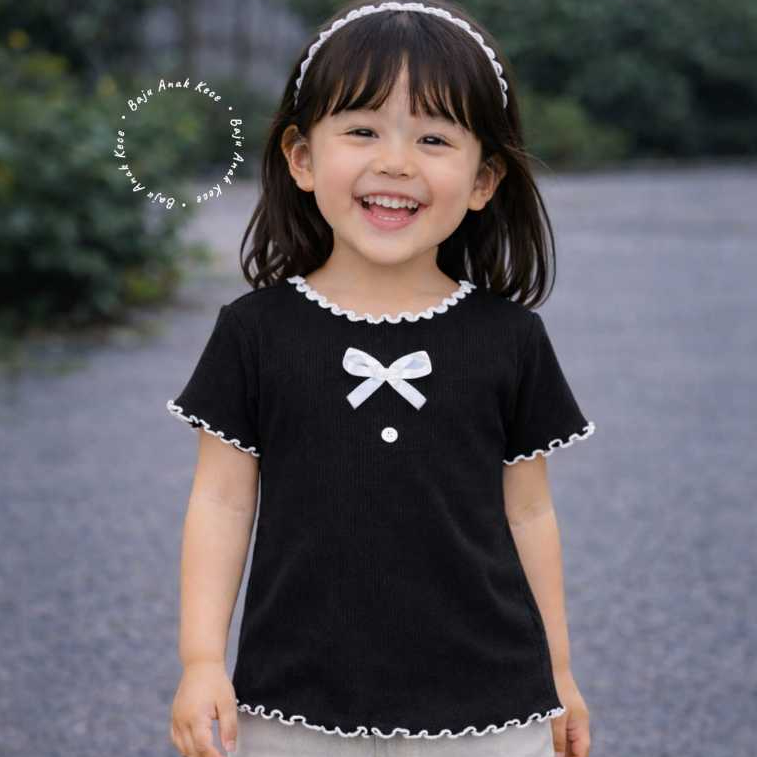 New Atasan Pita 1-6 Tahun Anak Perempuan Gaya Korean Style Baju Anak Perempuan Masa Kini